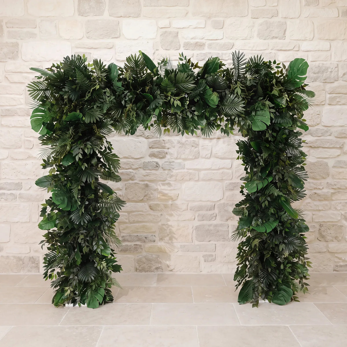 Uflower Artificial Green Leaves Flower Row Wedding KT Backdrop Decor SET80160