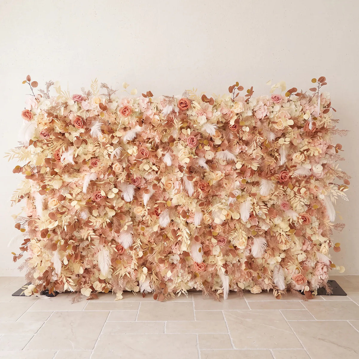 Uflower Khaki Eucalyptus Flower Wall Wedding Party Backdrop Decor SET80181