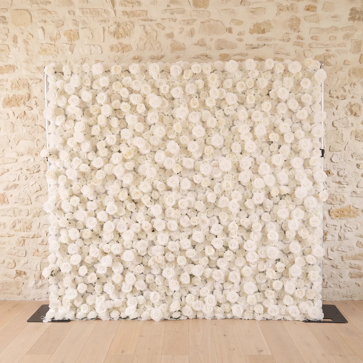 Uflower White Rose Flower Wall Backdrop Wedding Party Decoration SET80187