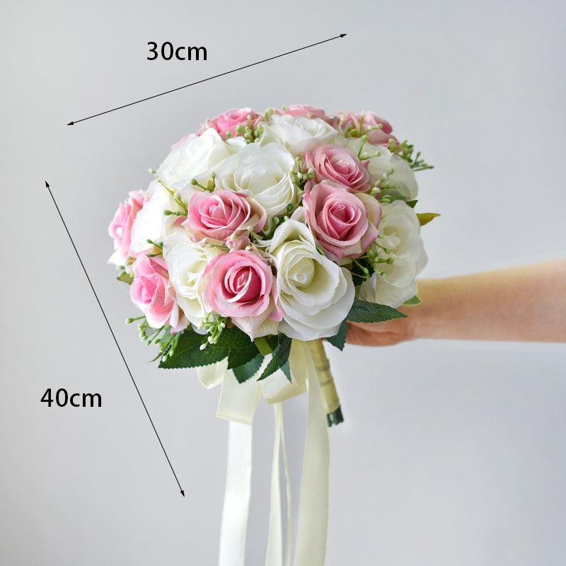 Wedding hand bouquet bride wedding license photo simulation flowers - Uflower