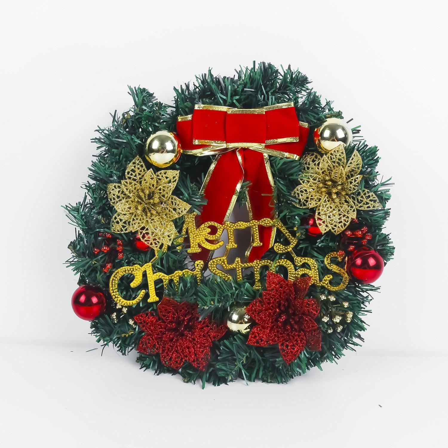 Christmas Wreath Decorations Flowers Christmas Door Hanging Decorations - Uflower