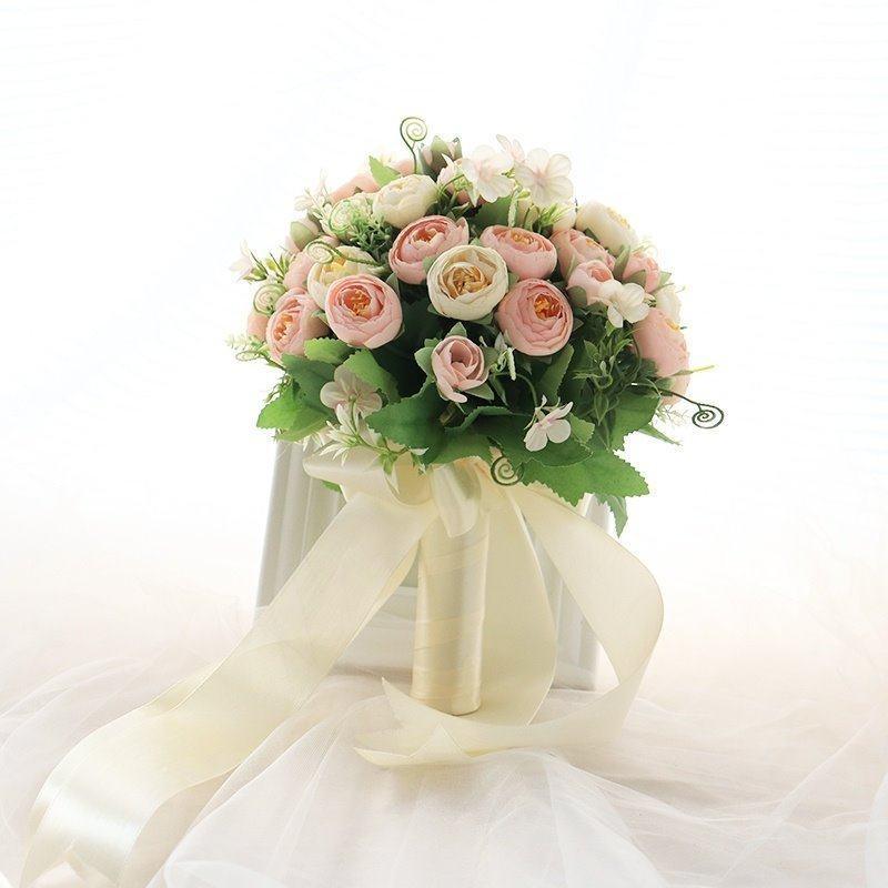 High-class feeling hand bouquet bridal wedding simulation flowers - Uflower