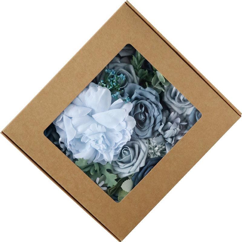European Simulation Boxed Flowers Wedding Birthday Gift Box Valentine's Day Gift - Uflower