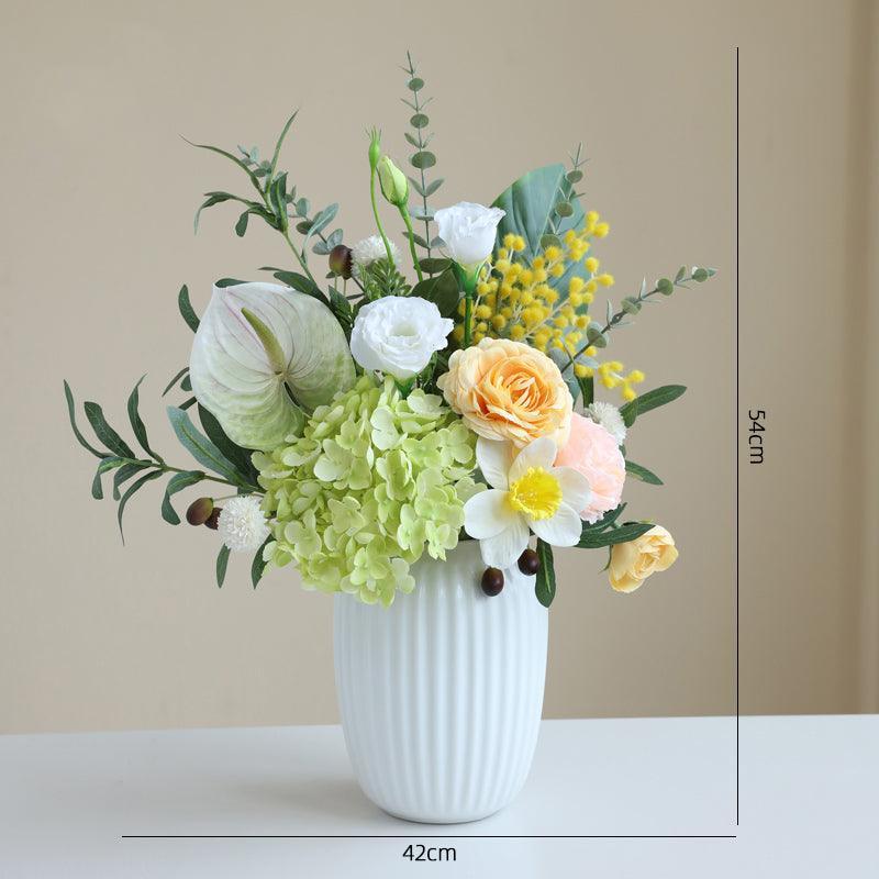 Simulation flower bouquet arrangement living room table decoration flower set floral arrangement - Uflower