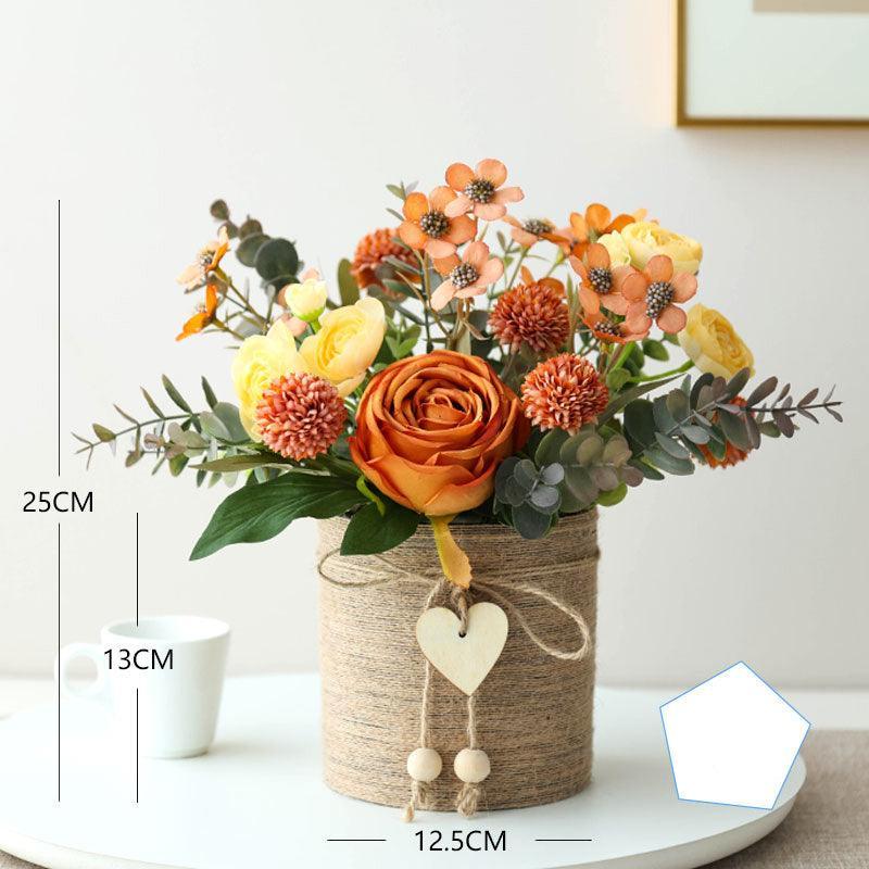 High-grade living room table home decoration flower arrangement floral arrangement - Uflower