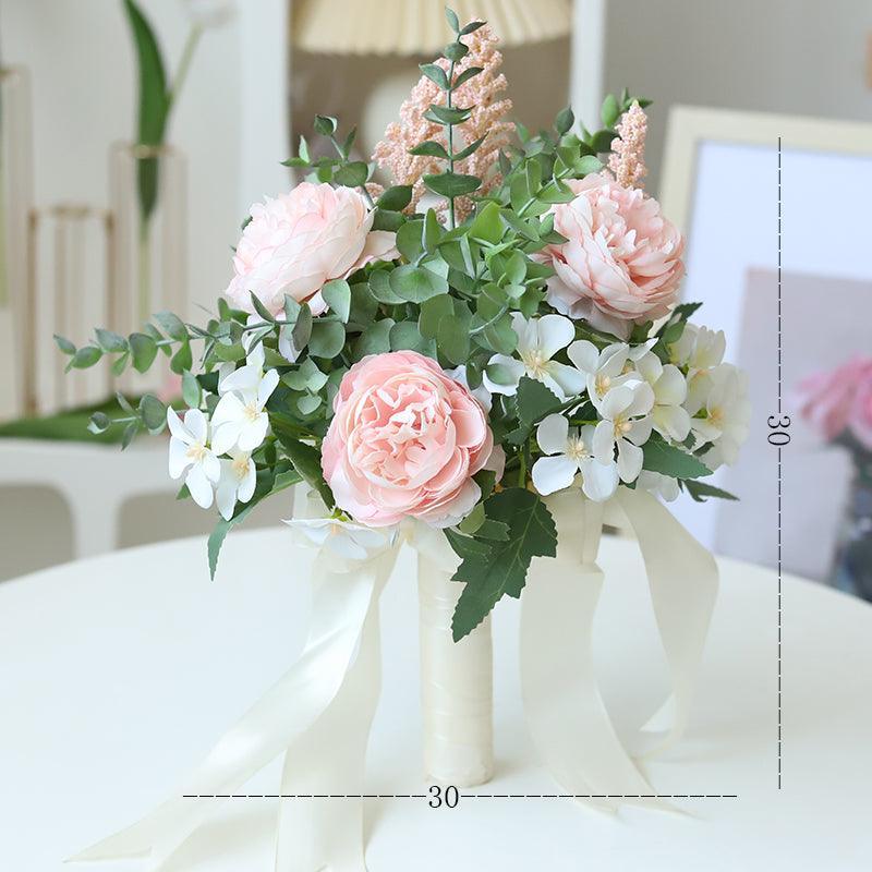 Fake Flowers Haute Couture Wedding Bridesmaid Bouquets Decorative Flowers - Uflower