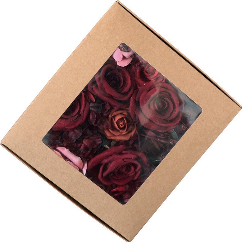 Simulation Rose Boxed Flowers Wedding Birthday Party Gift Flower Boxes - Uflower