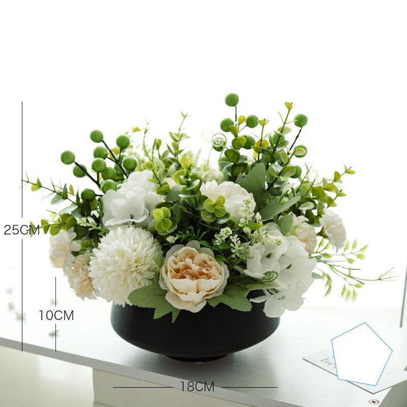 Modern summer small fresh simulation flowers fake flowers bouquet indoor - Uflower