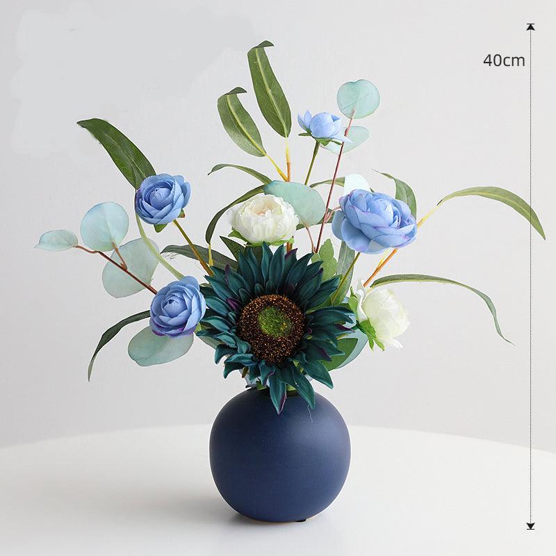 Scandinavian light luxury high-grade fake flowers simulation flowers living room furnishings - Uflower
