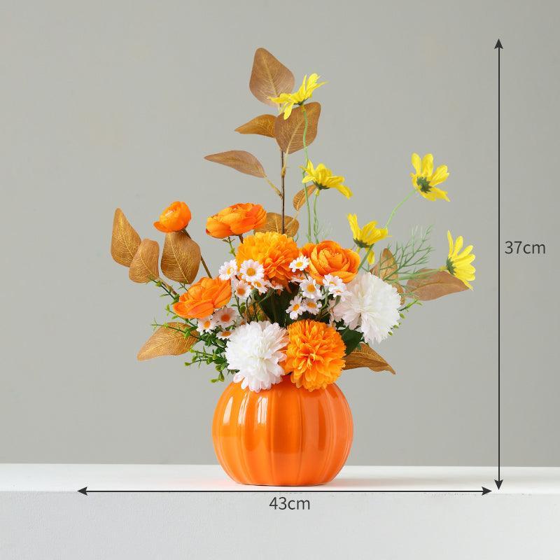 Simulation flowers light luxury high-grade dried flower bouquet living room flower arrangement - Uflower