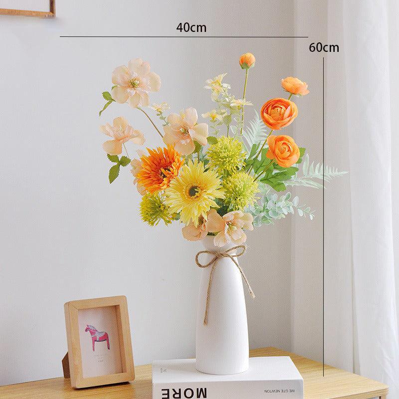 Simulation flowers living room decoration floral arrangement bouquet - Uflower