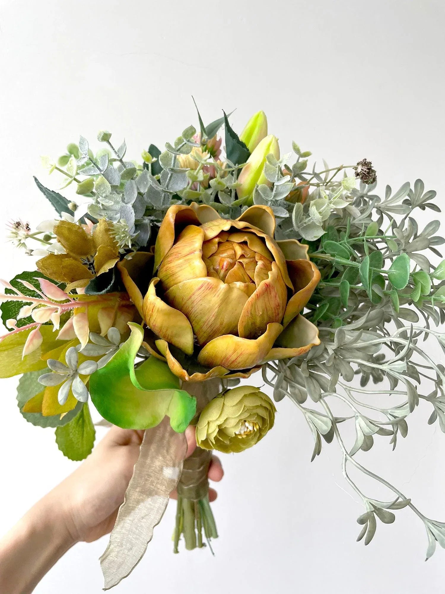 Bridal hand bouquet wedding wedding simulation flower bouquet photo - Uflower