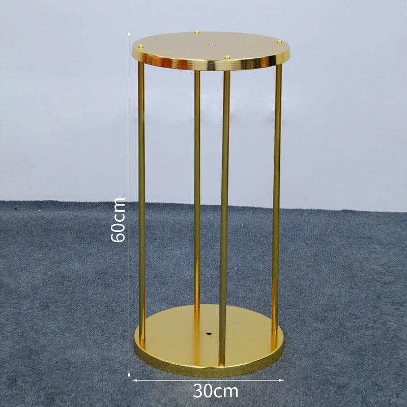 Circular Iron Flower Frame Road Sign Wedding Props - Uflower