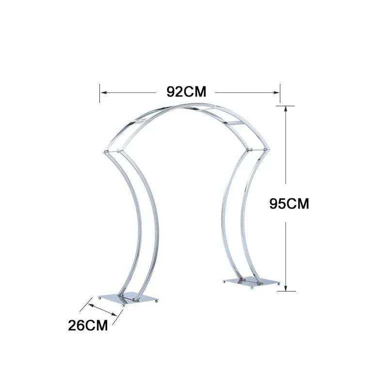Small Arch Main Table Flower Ware Iron Flower Frame Wedding Props - Uflower