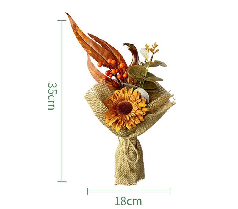 Artificial Maple Leaf Handle Bundle Interior Decoration - Uflower