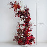 Uflower Composition Florale Rouge Corne Arche Accessoires de Toile de Fond de Mariage SET80134-01