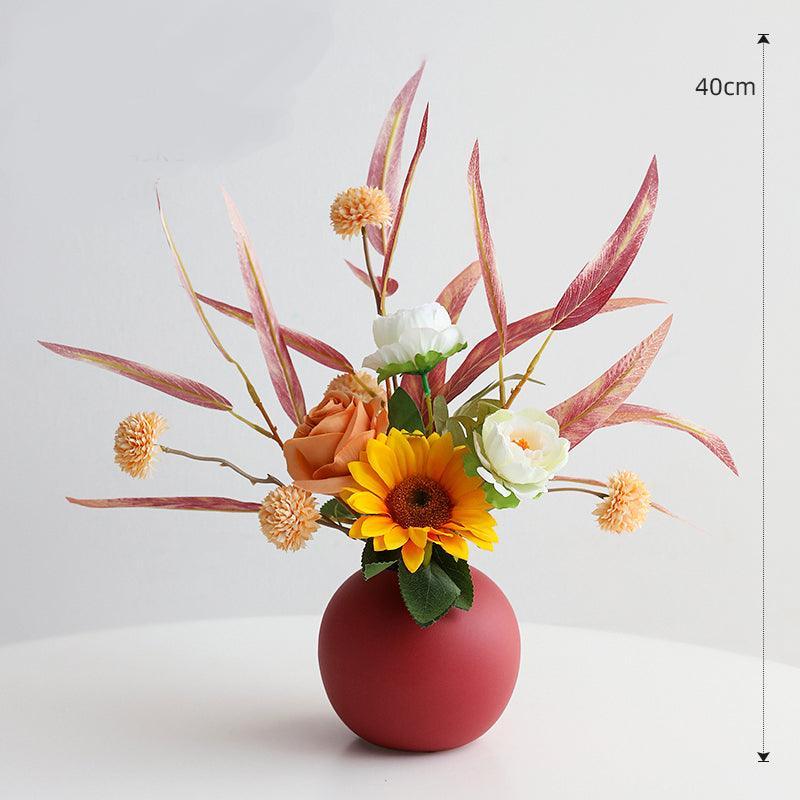 Scandinavian light luxury high-grade fake flowers simulation flowers living room furnishings - Uflower