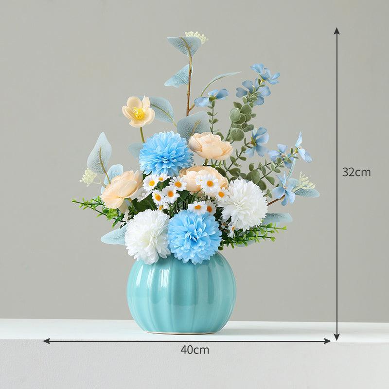 Simulation flowers light luxury high-grade dried flower bouquet living room flower arrangement - Uflower