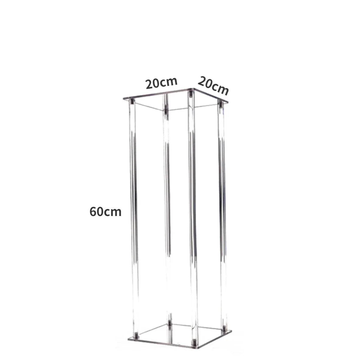 Acrylic flower rack transparent square wedding props - Uflower