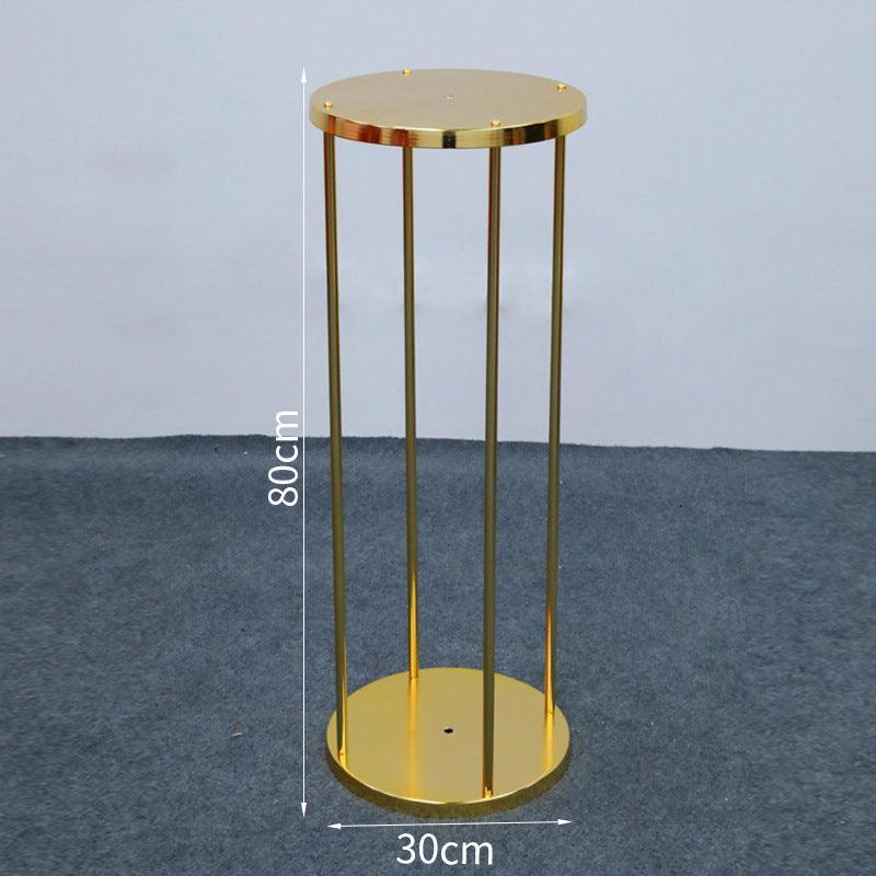 Circular Iron Flower Frame Road Sign Wedding Props - Uflower