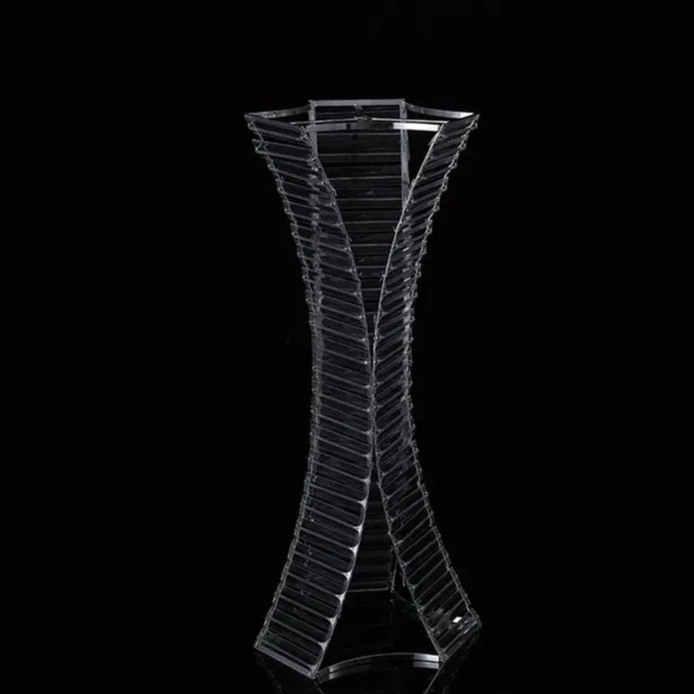 Transparent Small Waist Crystal Flower Holder Wedding Acrylic Flower Holder - Uflower