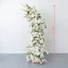 Uflower Blanc Vert Floral Arrangement Corne Arche Toile de Fond de Mariage Accessoires SET80189