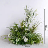 Uflower Composition florale verte Arche en corne Accessoires de mariage ENSEMBLE80220