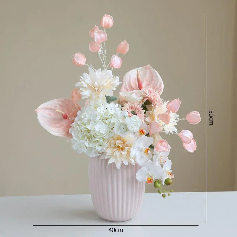 Simulation flower bouquet arrangement living room table decoration flower set floral arrangement - Uflower