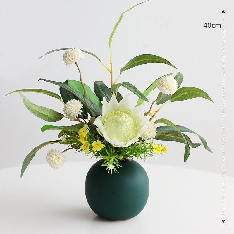 Scandinavian light luxury high-grade fake flowers simulation flowers living room furnishings - Uflower