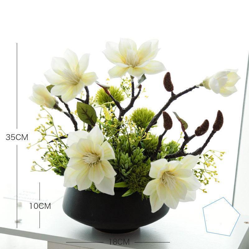 Modern summer small fresh simulation flowers fake flowers bouquet indoor - Uflower