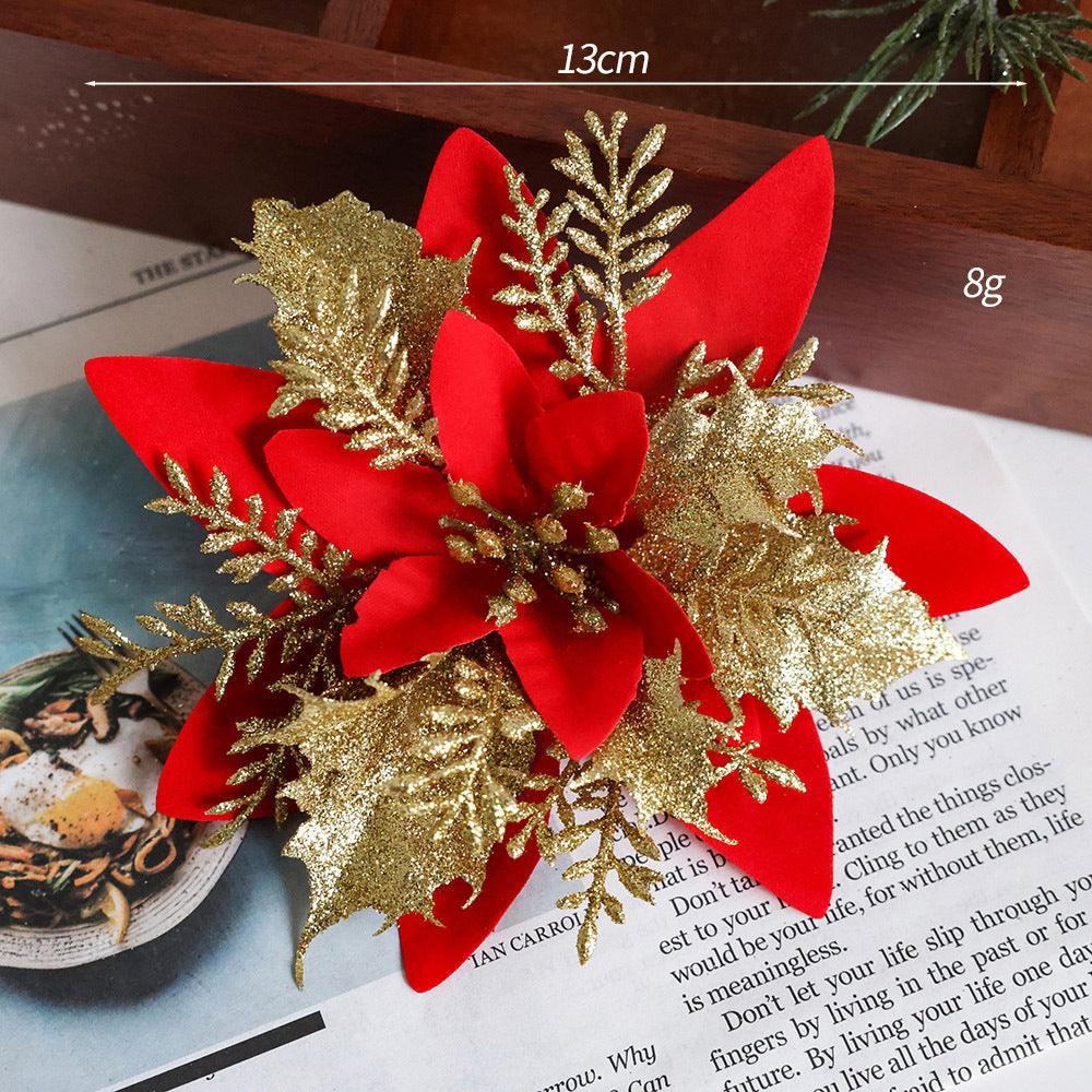 Christmas Decorations Faux Flowers Christmas Flowers Christmas Tree Decoration - Uflower