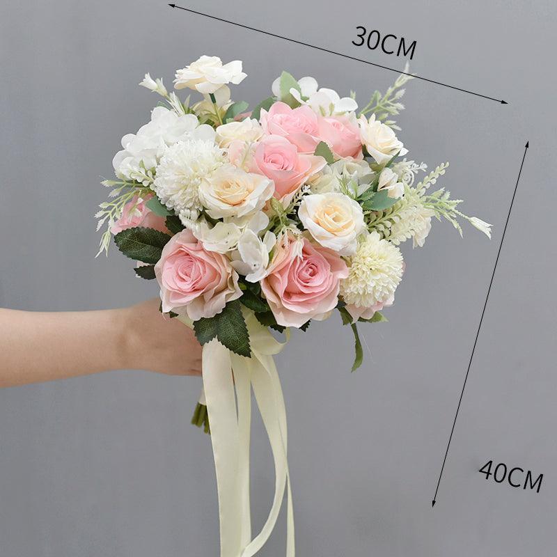 Wedding hand bouquet bride wedding license photo simulation flowers - Uflower