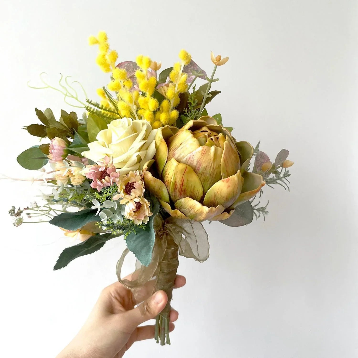 Bridal hand bouquet wedding wedding simulation flower bouquet photo - Uflower