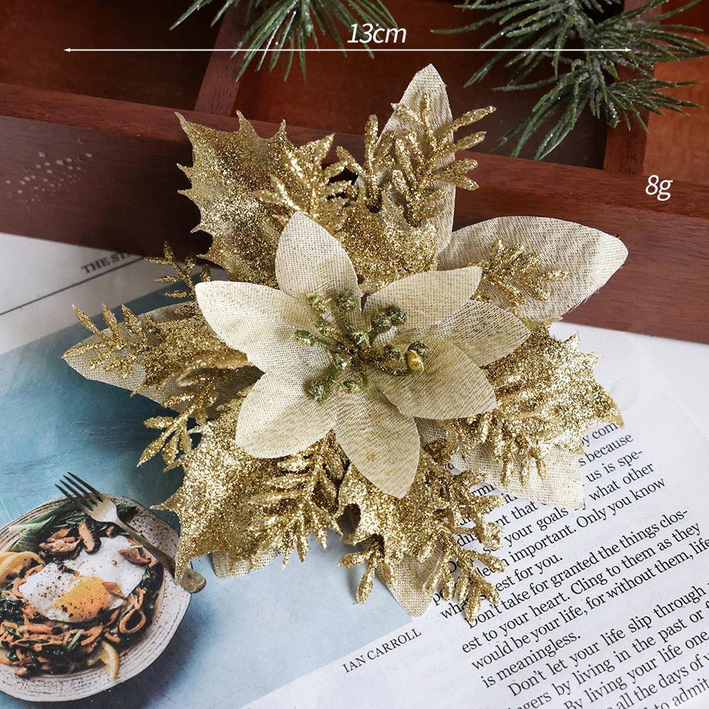 Christmas Decorations Faux Flowers Christmas Flowers Christmas Tree Decoration - Uflower