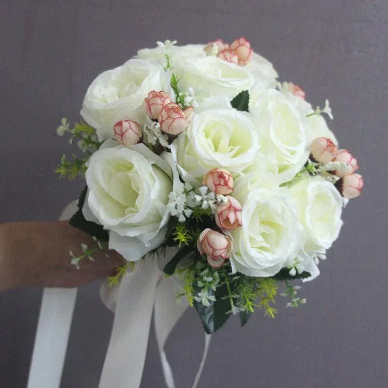Wedding photo hand bouquet senior photo props wedding collocation simulation everlasting bouquet - Uflower