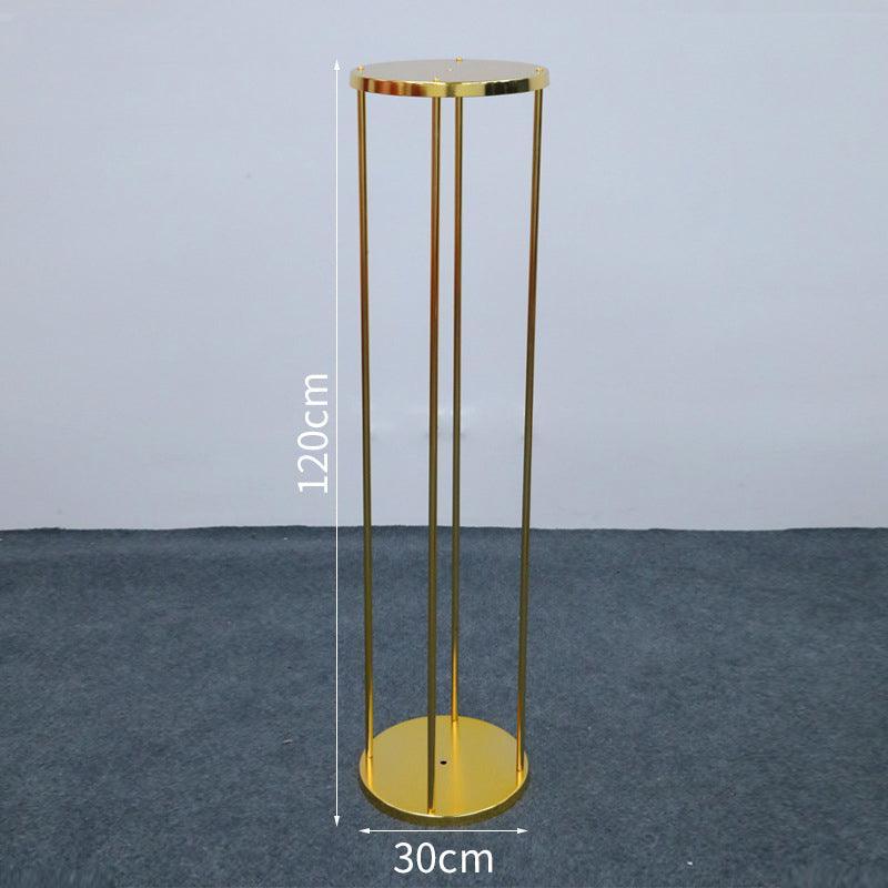 Circular Iron Flower Frame Road Sign Wedding Props - Uflower