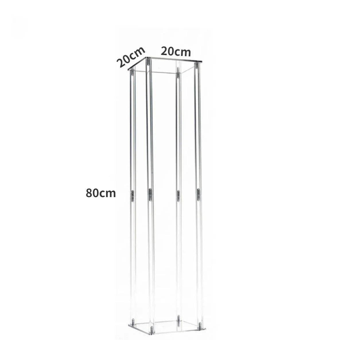 Acrylic flower rack transparent square wedding props - Uflower