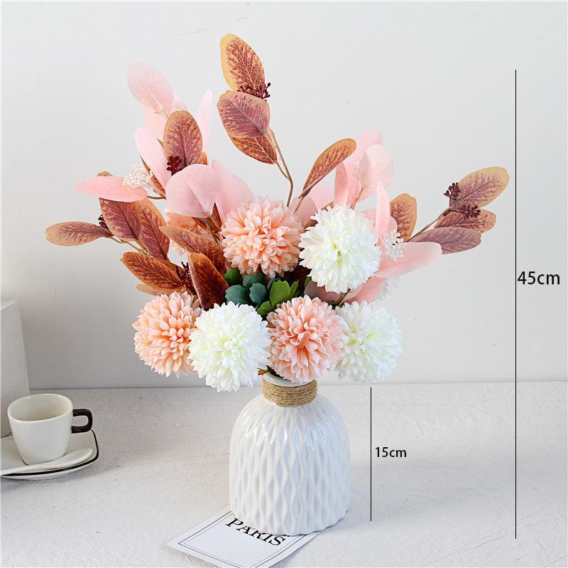 High-end simulation flower hydrangea table hotel fresh flower arrangement - Uflower
