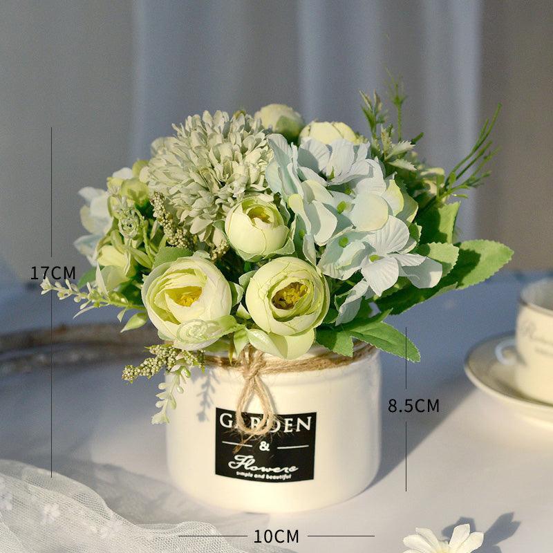 Fake Flower Living Room Rose Tea Bud Table Decoration Arrangement - Uflower