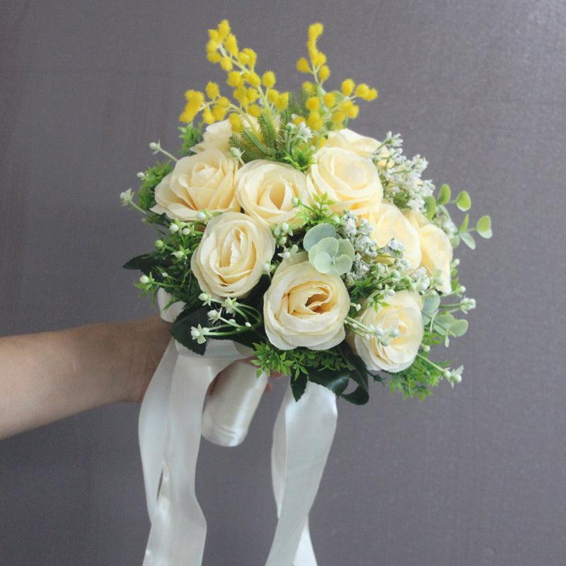 Wedding photo hand bouquet senior photo props wedding collocation simulation everlasting bouquet - Uflower