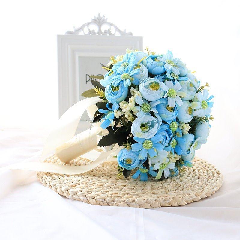High-class feeling hand bouquet bridal wedding simulation flowers - Uflower