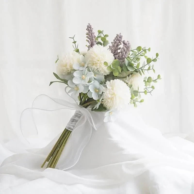 Real Table Flowers Bridal Bridesmaid Wedding Home Photo Fake Flowers - Uflower