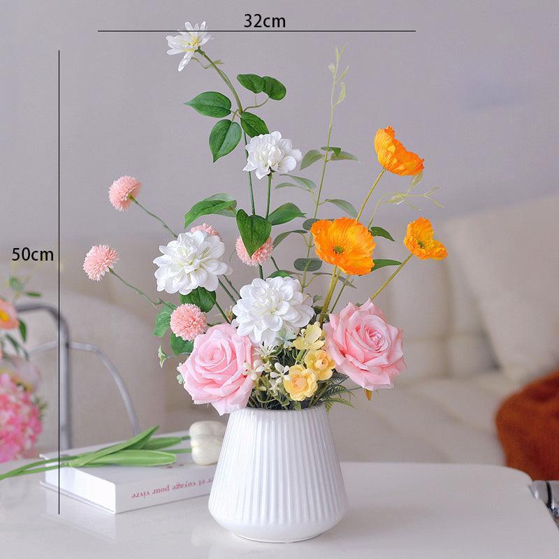 Simulation flowers living room home decorations plastic flowers - Uflower