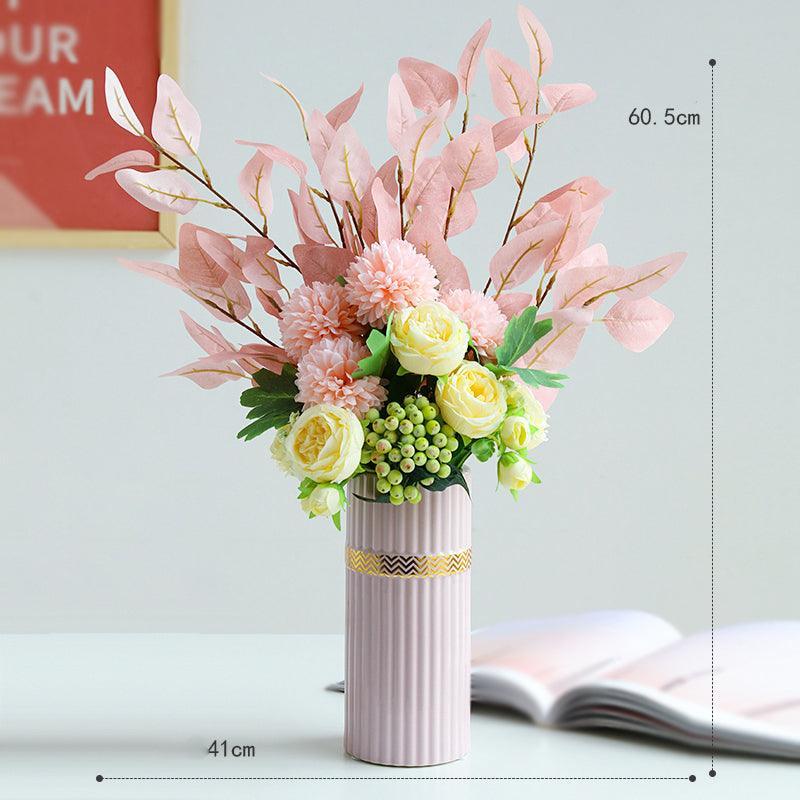 Light luxury floral arrangement high simulation flowers living room decoration - Uflower