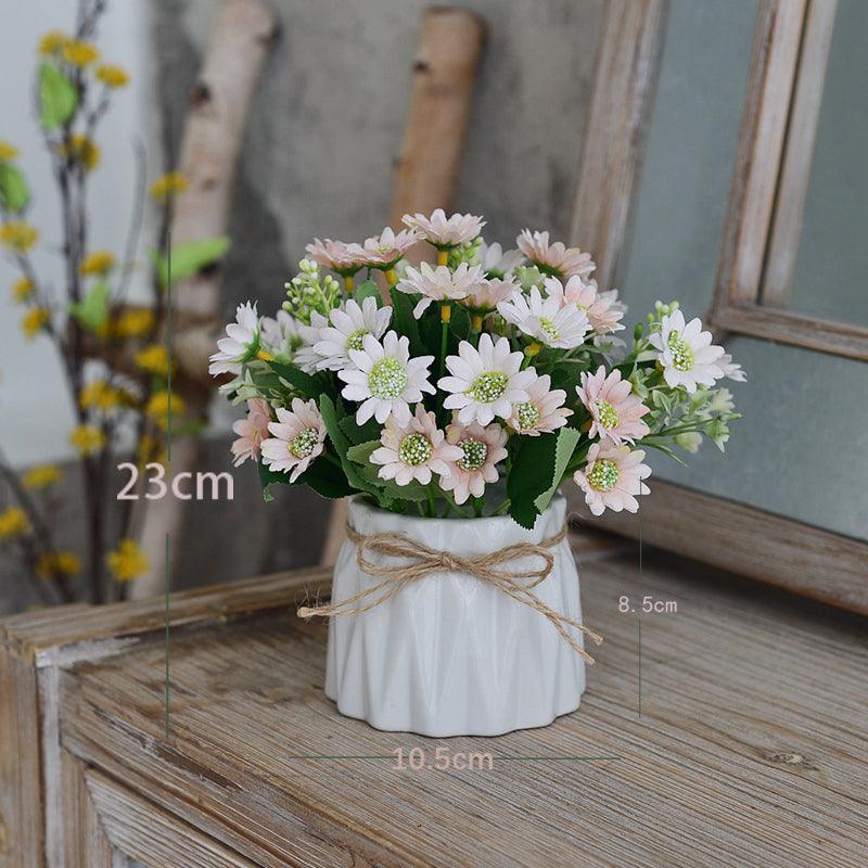 Fake Flower Living Room Rose Tea Bud Table Decoration Arrangement - Uflower