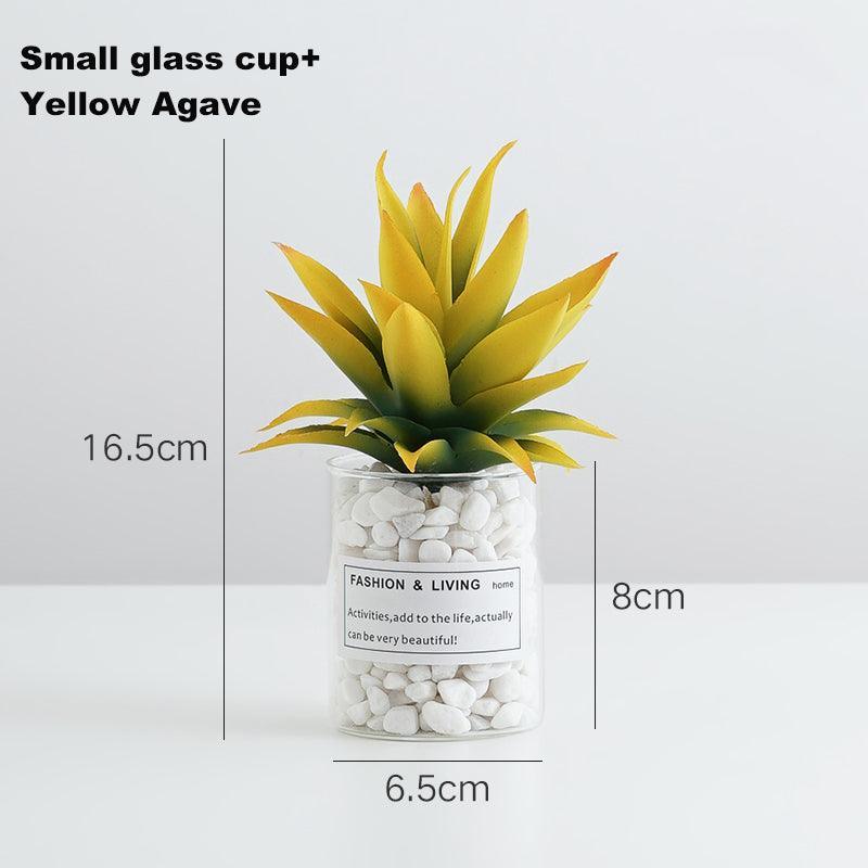 Simulated succulent home entrance living room decorations - Uflower