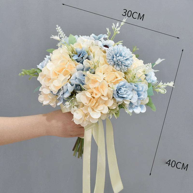 Wedding hand bouquet bride wedding license photo simulation flowers - Uflower