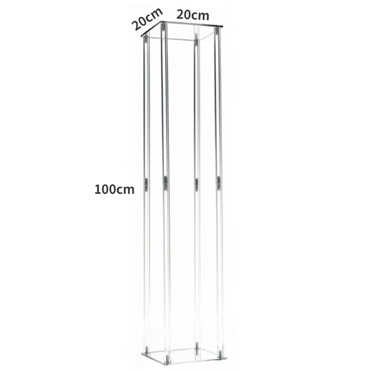 Acrylic flower rack transparent square wedding props - Uflower