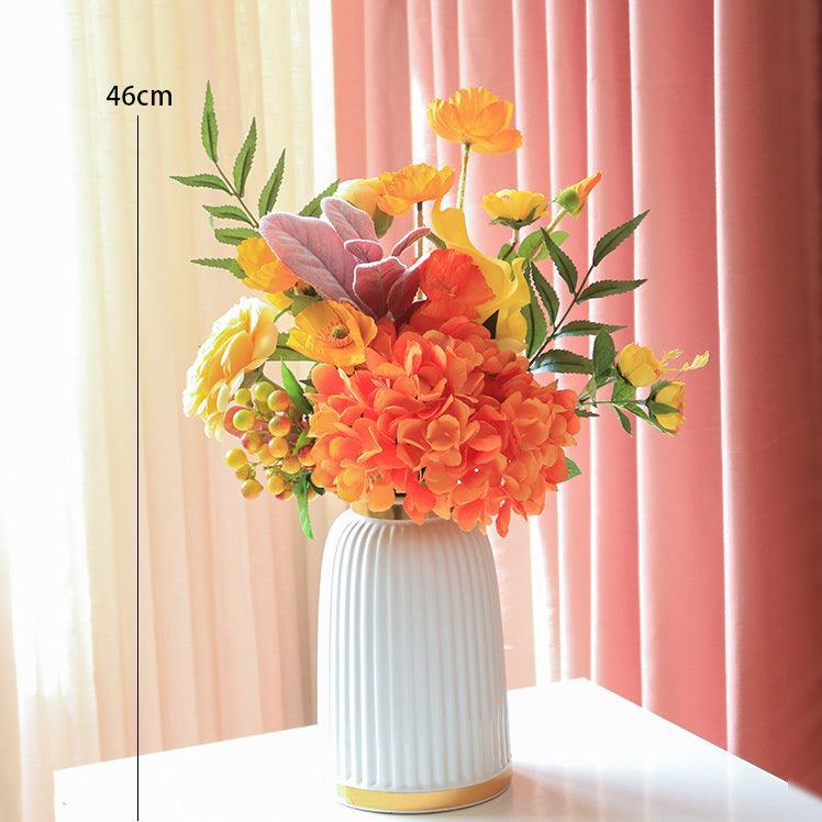 Simulation flower bouquet living room TV cabinet dining table decorative flower arrangement - Uflower