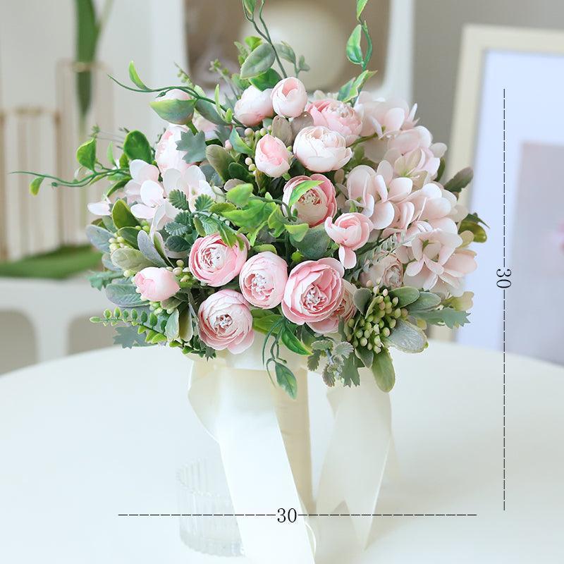 Fake Flowers Haute Couture Wedding Bridesmaid Bouquets Decorative Flowers - Uflower